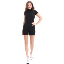 Winmoda34 Siyah Kadın Deniz Havuz Spor Tulum