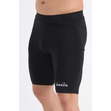 Diadora Flatron Pro Kısa Tayt Siyah