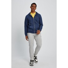 Ellesse Erkek Fermuarlı Sweat EM049-NV