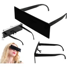 Pandoli Siyah Renk Göz Sansür Gözlüğü 1 Adet Hallowretro