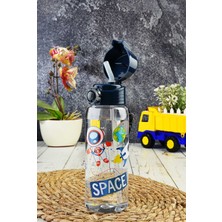 Tuffex Bpa Free Kilit Kapaklı Kendinden Pipetli Sızdırmaz Suluk Matara 500 ml - Indigo