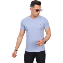 Kozik Erkek Bisiklet Yaka Standart Pamuk Erkek Basic T-Shirt