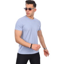 Kozik Erkek Bisiklet Yaka Standart Pamuk Erkek Basic T-Shirt