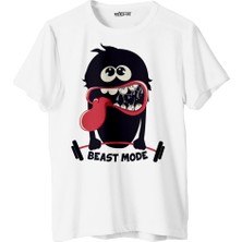 Vexshirt Kadın Body Buıldıng Temalı Regular  Tişört
