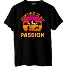 Vexshirt Kadın Avcılık Temalı Regular  Tişört