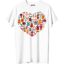 Vexshirt Erkek Müzik Temalı Regular  Tişört