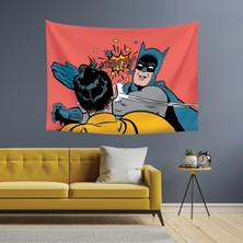 Vagonik Batman Snap Çizgi Roman Comic Duvar Örtüsü Halısı