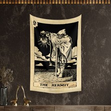 Vagonik Tarot Kartı The Hermit Duvar Örtüsü Halısı