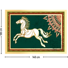 Vagonik Yüzüklerin Efendisi Rohan Tolkien Duvar Örtüsü Halısı