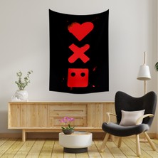 Vagonik Love Death Robots Duvar Örtüsü Halısı