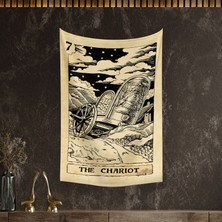 Vagonik Tarot Kartı The Chariot Duvar Örtüsü Halısı