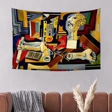 Vagonik Pablo Picasso Stüdyoda Duvar Örtüsü Halısı
