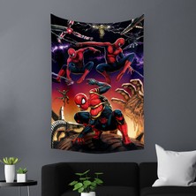 Vagonik Spider-Man Örümcek Adam Marvel Duvar Örtüsü Halısı