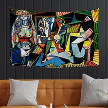 Vagonik Pablo Picasso Cezayirli Kadınlar Duvar Örtüsü Halısı