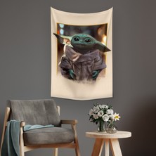 Vagonik Star Wars Yoda Duvar Örtüsü Halısı