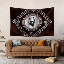 Vagonik Yüzüklerin Efendisi Isengard Tolkien Duvar Örtüsü Halısı