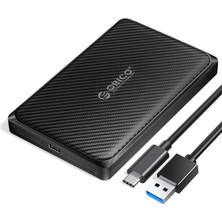 Orico Type-C Usb3.0 To USB 2.5 Inç HDD SSD Harici Slim Harddisk Kutusu, 2189C3-V1-BK, Siyah