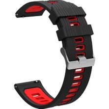 AktarMobile Redmi Watch 3 Active Uyumlu Silikon Kordon Çizgili Spor Tasarım Renkli Delikli Premium Spor Kayış