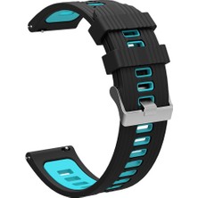 AktarMobile Redmi Watch 3 Active Uyumlu Silikon Kordon Çizgili Spor Tasarım Renkli Delikli Premium Spor Kayış