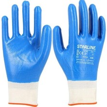 Starline E-161301 Mavi Nitril Eldiven No:10