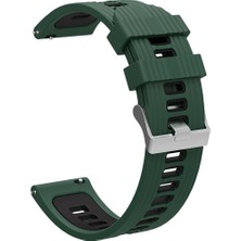 AktarMobile Redmi Watch 3 Active Uyumlu Silikon Kordon Çizgili Spor Tasarım Renkli Delikli Premium Spor Kayış