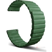 AktarMobile Redmi Watch 3 Active Uyumlu Magnetik Silikon Kordon Çift Renkli Mıknatıslı Premium Kayış