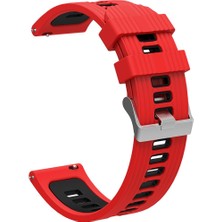 AktarMobile Redmi Watch 3 Active Uyumlu Silikon Kordon Çizgili Spor Tasarım Renkli Delikli Premium Spor Kayış