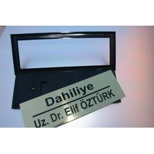 Kıvılcım Plastik ve Reklam Ürünleri Okul Sınıf Kapı İsimliği - 10 x 26 cm