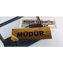 Kıvılcım Plastik ve Reklam Ürünleri Okul Sınıf Kapı İsimliği - 10 x 26 cm