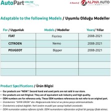 Alpha Auto Part Fiat Fiorino,citroen Nemo,peugeot Bipper Için Cam Tamir Seti-Sağ-Sol-Set