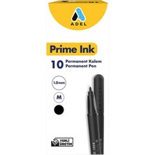 Adel Prime Ink Permanent M 10'lu Asetat Kalem