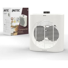 Imetec Compact Air, Küçük ve Güçlü Fanlı Isıtıcı, Elektrikli Isıtıcı, 2000 W