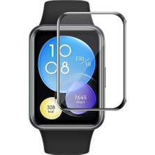Sneezy Huawei Watch Fit Uyumlu Polymer Nano 0.5 mm Watch Ekran Koruyucu