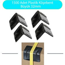 Tanpet 25-32 mm Plastik Köşe Koruyucu Köşebent Çember Koruyucu Plastik 3000 Adet