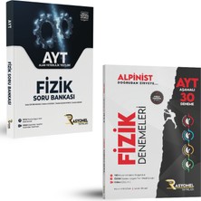 Rasyonel Yayınları 2024 AYT Fizik Soru Bankası ve AYT Fizik 30'lu Deneme Seti 2 Kitap