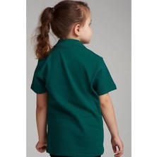 Mavimoure Çocuk Kısa Kol Polo Yaka Okul T-Shirt