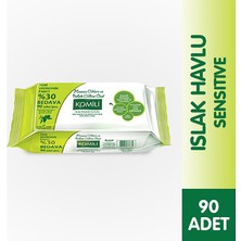 Komili Sensitive Islak Havlu 90 Yaprak