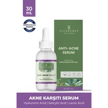 Biosecret Akne Karşıtı Cilt Tonu Eşitleyici  Bakım Serum 30 ml BIO39 Anti Acne Serum