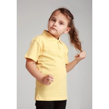 Mavimoure Çocuk Kısa Kol Polo Yaka Okul T-Shirt
