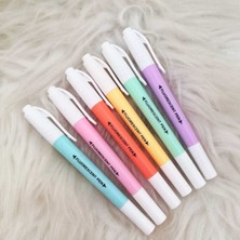 Dream Butik 6lı Kalın Çift Taraflı Keçeli  Kalem