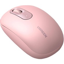 Ugreen 2400DPI 2.4ghz Wireless Kablosuz Sessiz Mouse Pembe