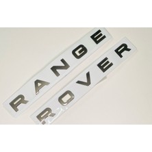 Yazı İzleri Range Rover Evoque Spor L322 L405 L538 L494 L320 Kaput Yazısı Siyah