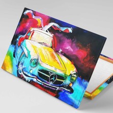 SML Tablo Mercedes Benz 300 Sl Kanat Kapı Klasik Araba Abstract Kanvas Tablo