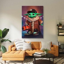 SML Tablo Baby Yoda The Mandalorian Efsane Dizi Karakter Kanvas Tablo