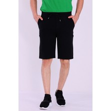 Tshirthane Basic Erkek Siyah Şort