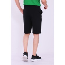 Tshirthane Basic Erkek Siyah Şort
