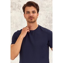 Smile Guerdy Erkek Tişört - Lacivert