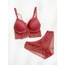 Gece İncisi Push Up Ip Detaylı Bralet Takım