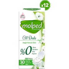 Molped Pure & Soft Günlük Ped (Tekli Paket) Sw 30'lu x 12 Paket