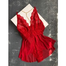 Gc Gece İncisi Zincir Detaylı Bodysuit